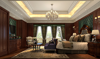 美式全屋整木定制風(fēng)格，臥室效果圖大全