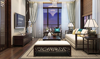 繁華之下，縱享從容、儒雅的新中式居所