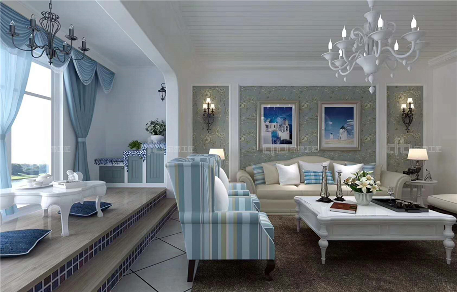 2019最新整木定制案例 地中海風(fēng)格裝修效果圖(圖4) 2019最新整木定制案例 地中海風(fēng)格裝修效果圖(圖4)