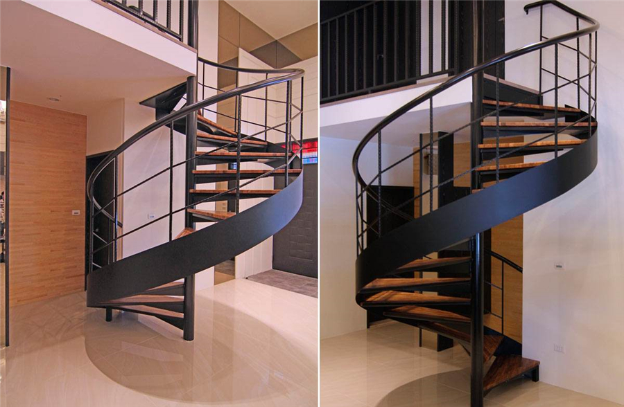 整木定制原木樓梯，每一個腳步都是風(fēng)景(圖4)