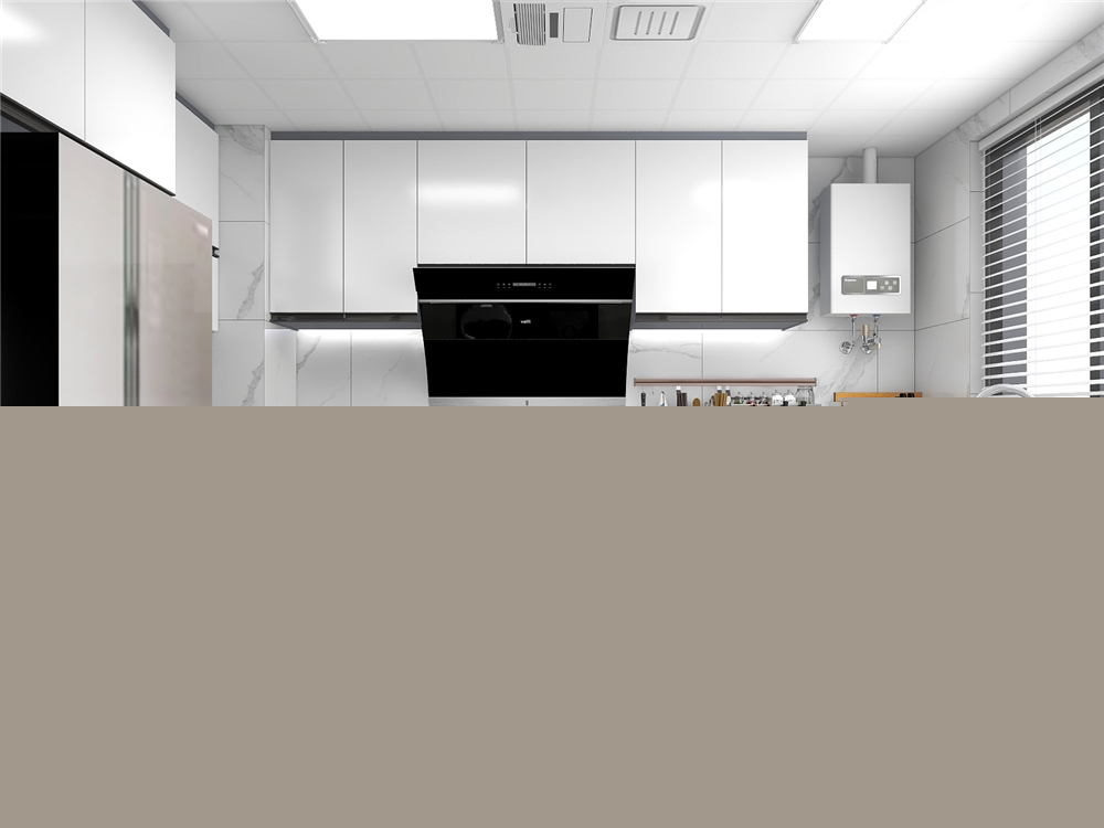 整體廚房有哪些地方收納空間利用？(圖1)