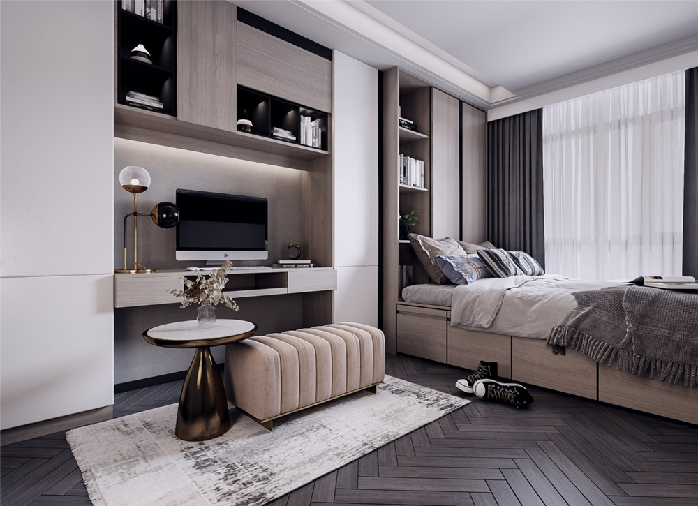 小戶型如何利用全屋定制擴(kuò)大空間？(圖4)