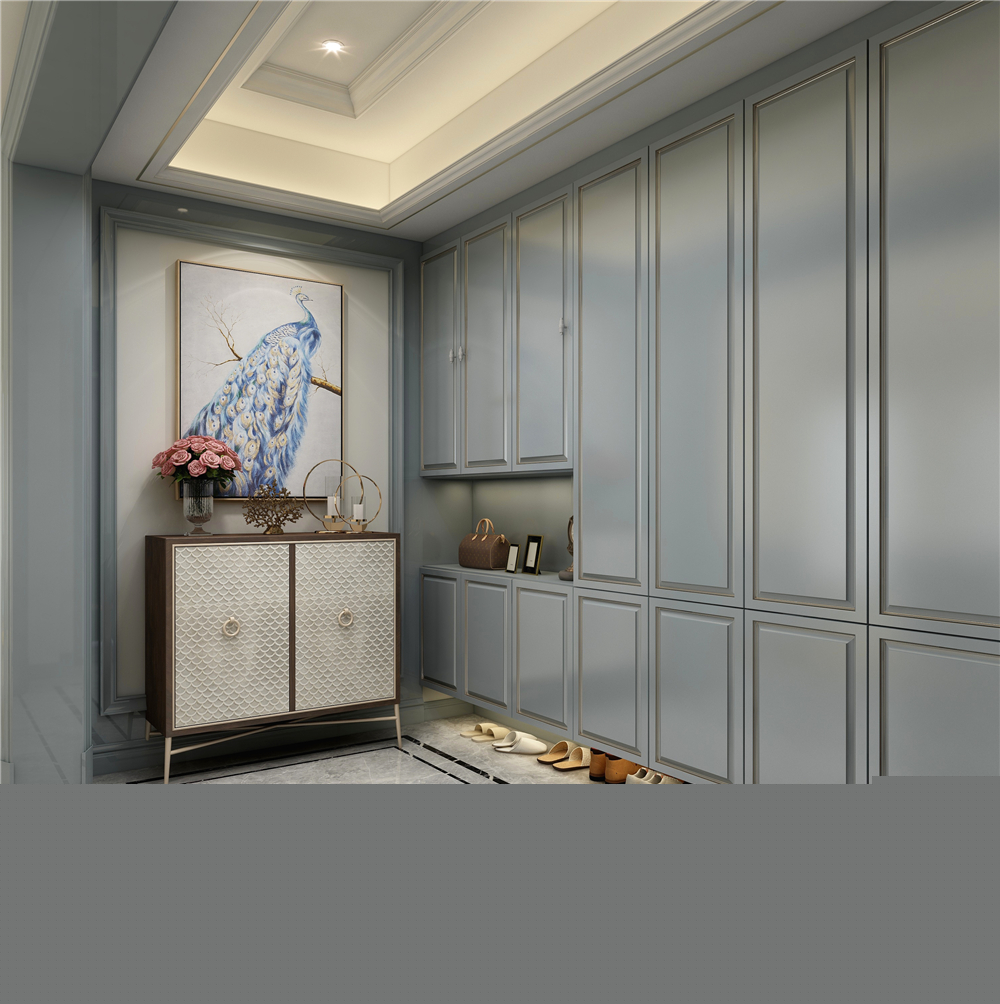 玄關(guān)定制鞋柜有哪些樣式？(圖2)