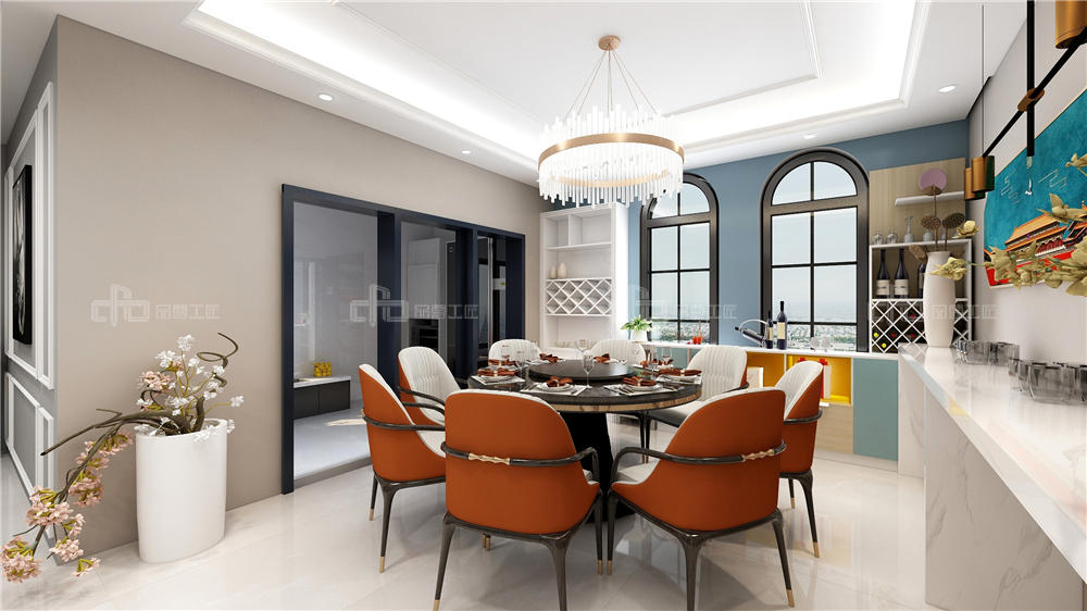 輕奢風(fēng)酒柜一般都設(shè)計(jì)在哪里？(圖2)