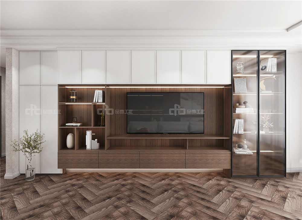 客廳電視柜定制怎么設(shè)計(jì)好，有哪些款式？(圖2)
