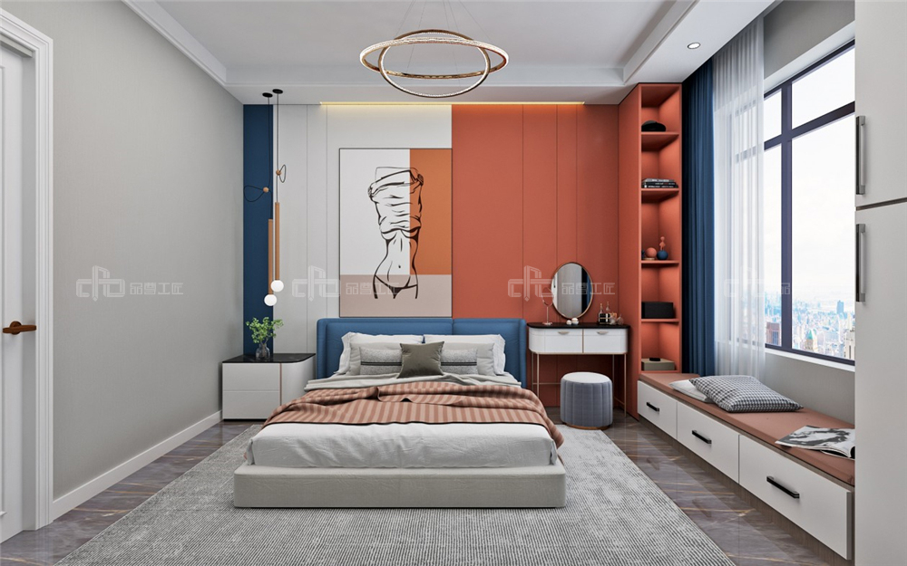 全屋定制如何設(shè)計(jì)整體臥室裝修？(圖2)