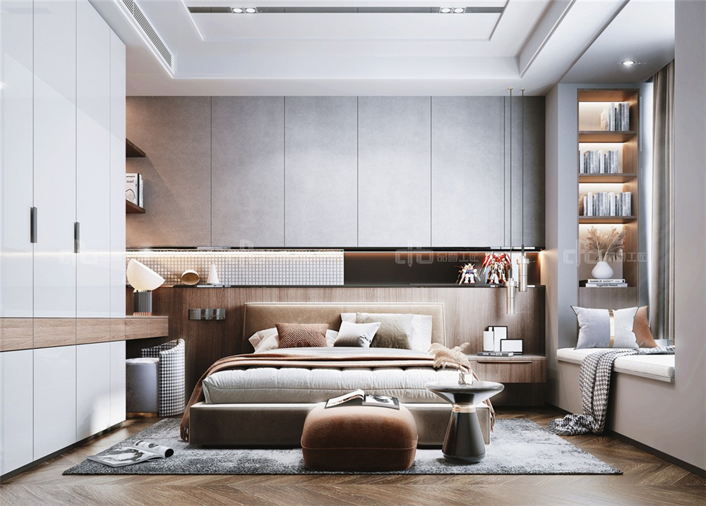 全屋定制如何設(shè)計(jì)整體臥室裝修？(圖3)