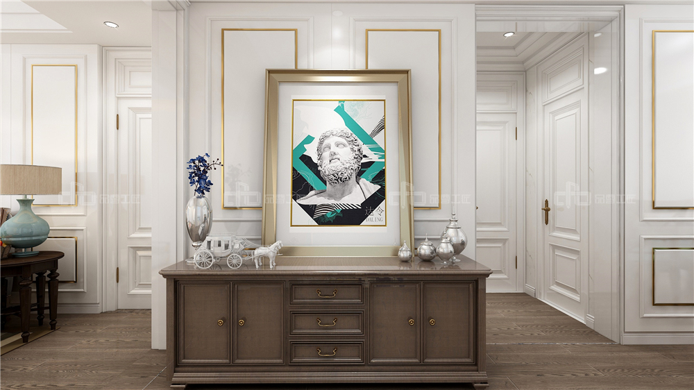 過道護墻板是做半墻好還是到頂好？(圖1)