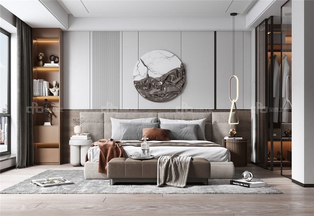 臥室床頭都可以怎么設(shè)計(jì)？(圖2)