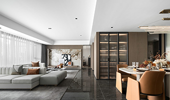 146㎡現(xiàn)代輕奢風(fēng)格，整木定制圖片