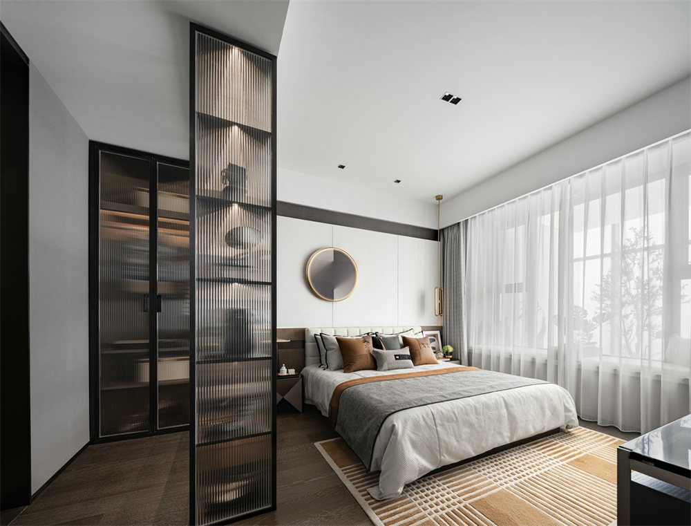 146㎡現(xiàn)代輕奢風格，整木定制圖片(圖10)