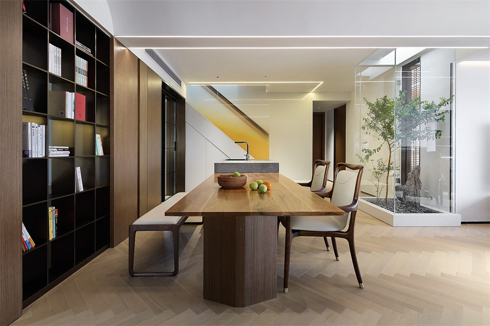 200㎡大平層整木定制，現(xiàn)代極簡風格(圖8)