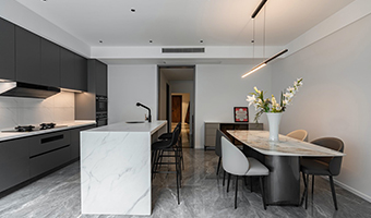 340㎡整木定制裝修設計，意式簡約風格