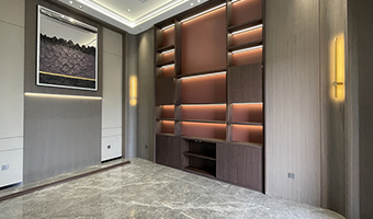 上饒318㎡整木定制現(xiàn)代別墅，詩意中式生活實拍