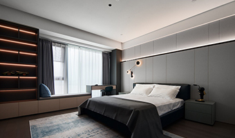 340㎡大平層整木定制，現(xiàn)代極簡風(fēng)格設(shè)計