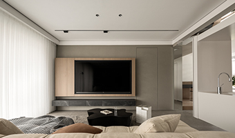 124㎡商品房整木定制，現(xiàn)代簡約風格設(shè)計