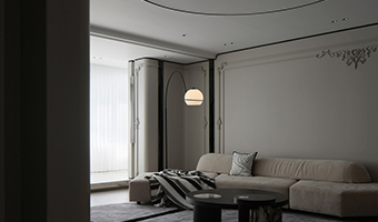 240㎡整木定制大平層，優(yōu)雅法式輕奢設計