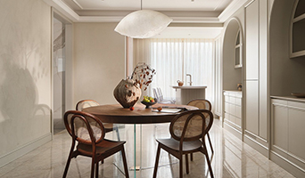 237㎡法式大平層，整木定制效果圖案例