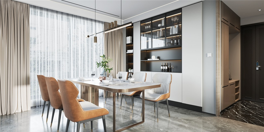 現(xiàn)代輕奢風格有什么設計特點？(圖1)