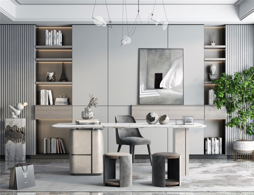 全屋定制書(shū)房裝修要注意什么？(圖3)