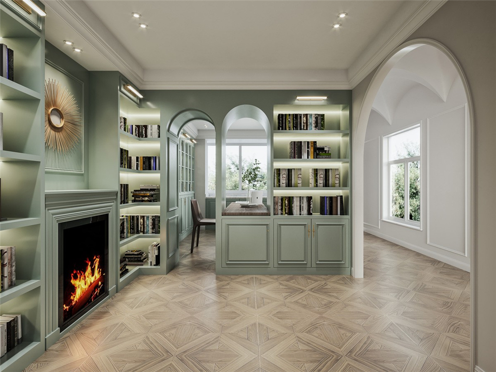 定制書(shū)柜可以與哪些家具組合設(shè)計(jì)？(圖4)